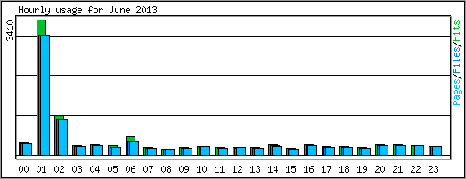 Hourly usage