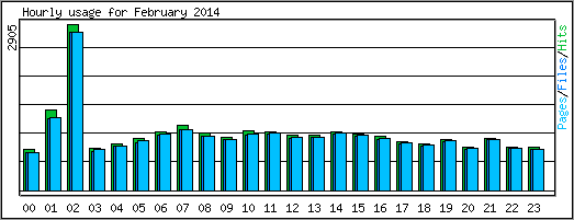 Hourly usage